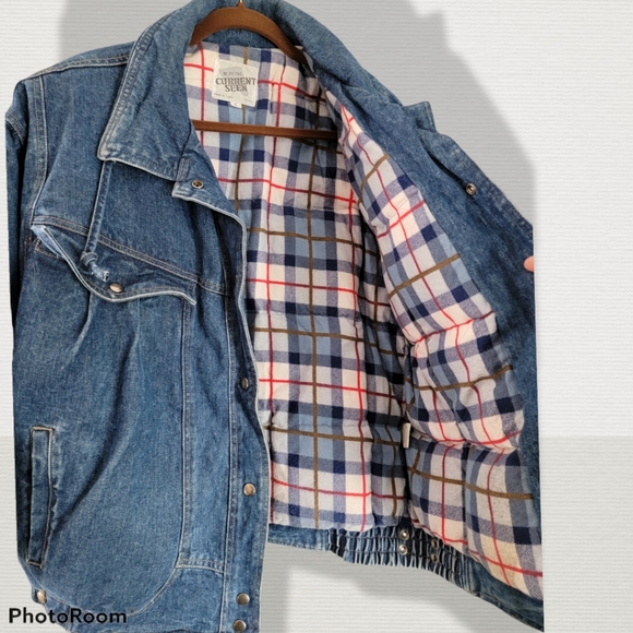 Be in the Current Seen, 80's jean jacket, large - Picture 8 of 10